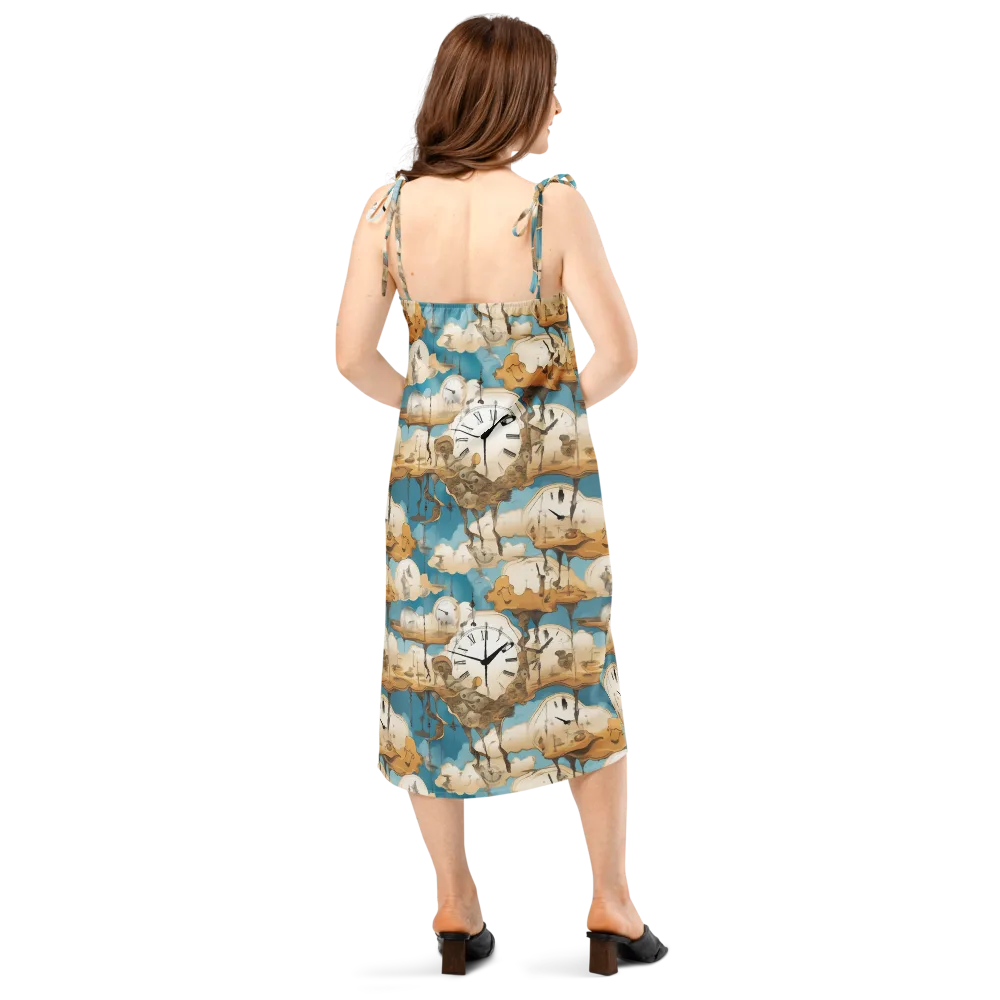 Chronicle of Clouds on Slip Dress — Back