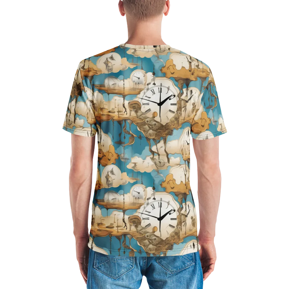 Chronicle of Clouds on Men's Crew Neck T-Shirt — Back