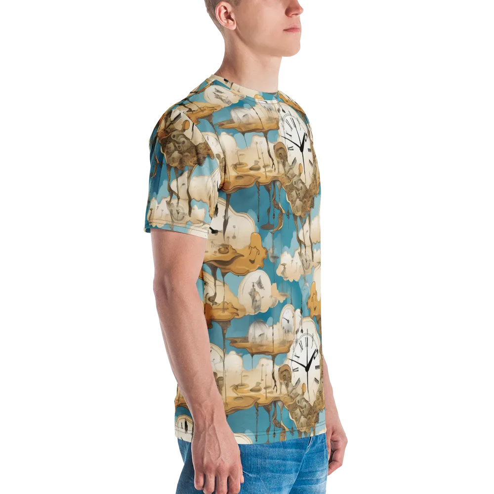 Chronicle of Clouds on Men's Crew Neck T-Shirt — Right