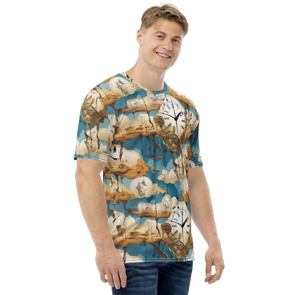 Chronicle of Clouds on Men's Crew Neck T-Shirt — Right