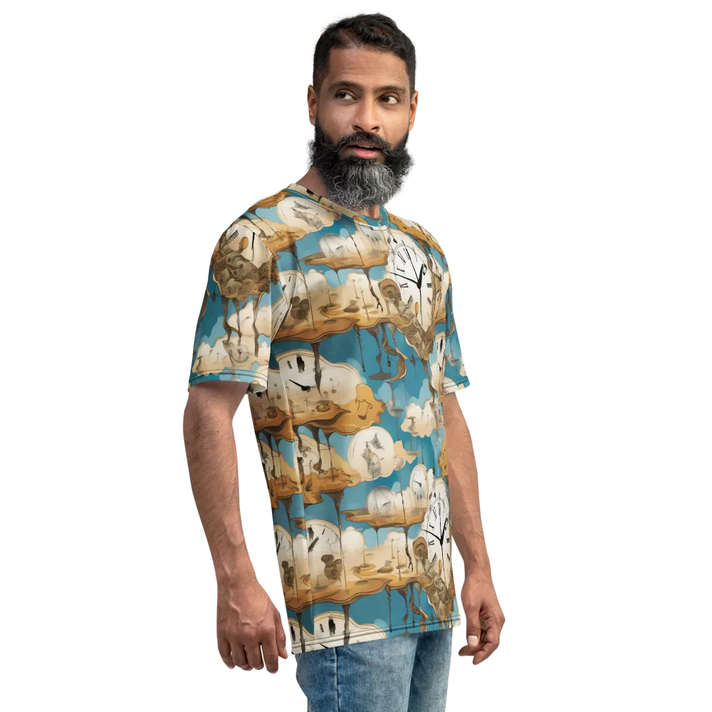 Chronicle of Clouds on Men's Crew Neck T-Shirt — Right