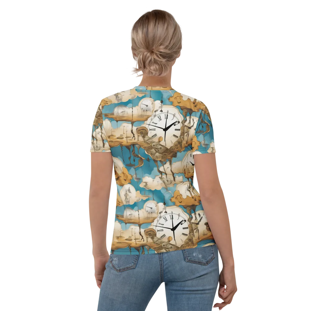 Chronicle of Clouds on Women's Crew Neck T-Shirt — Back
