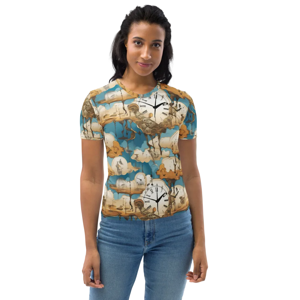 Chronicle of Clouds on Women's Crew Neck T-Shirt — Front