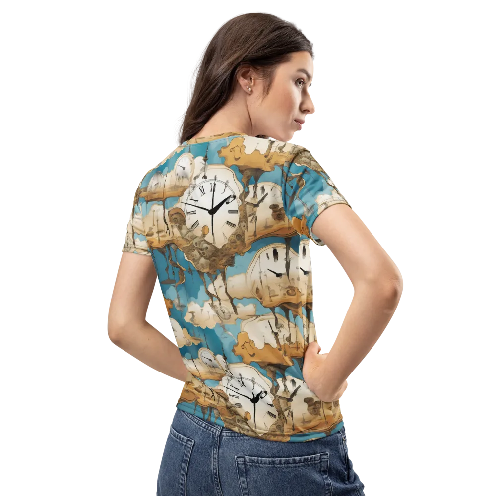 Chronicle of Clouds on Women's Crew Neck T-Shirt — Back