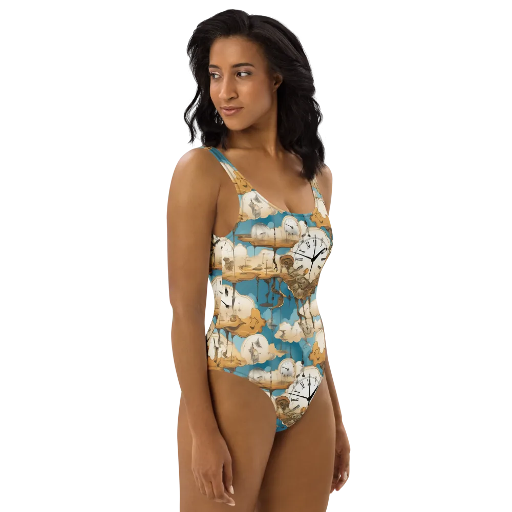 Chronicle of Clouds on One-Piece Swimsuit — Right