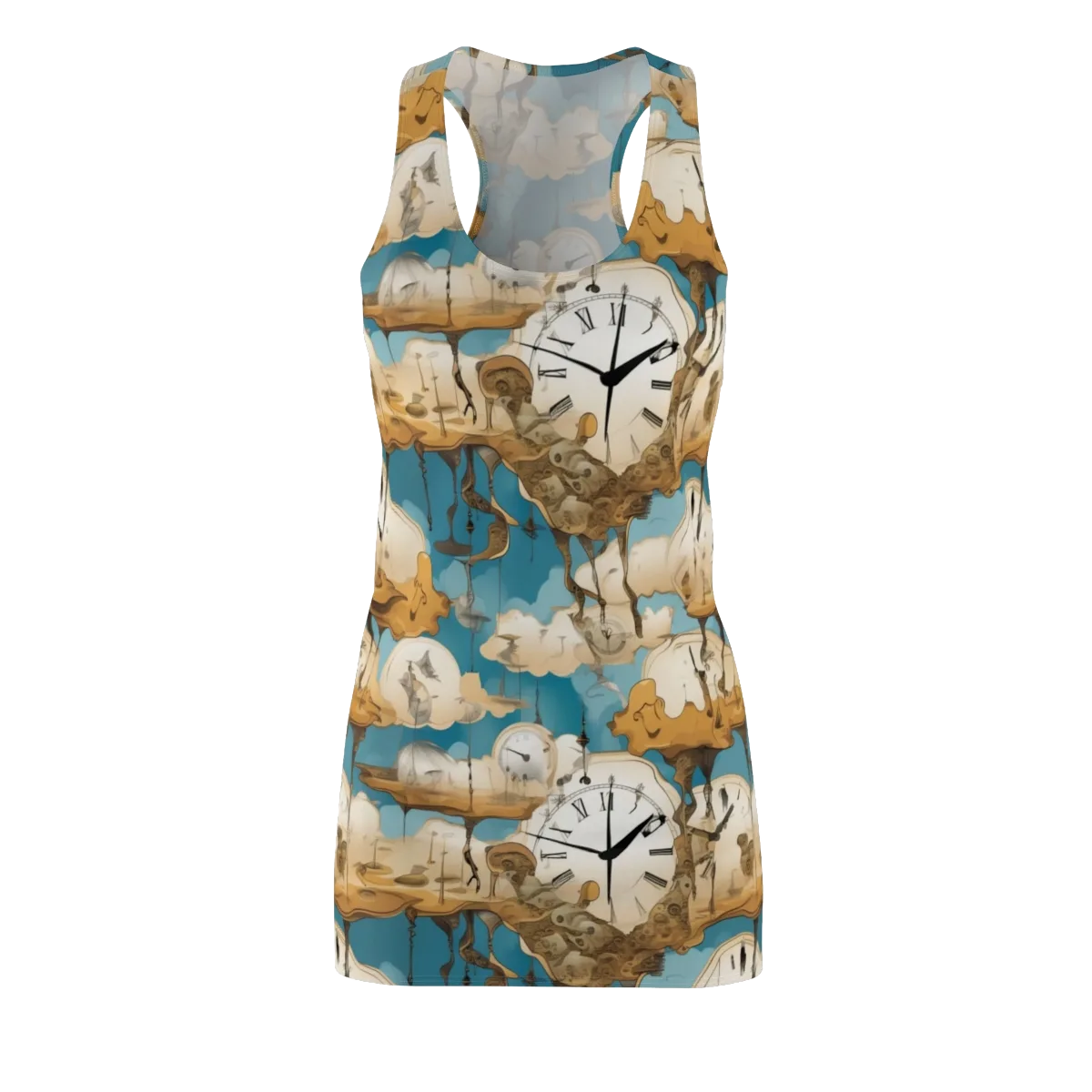 Chronicle of Clouds on Racerback Dress — Front