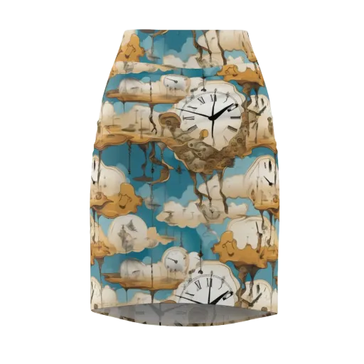 Chronicle of Clouds on a Pencil Skirt