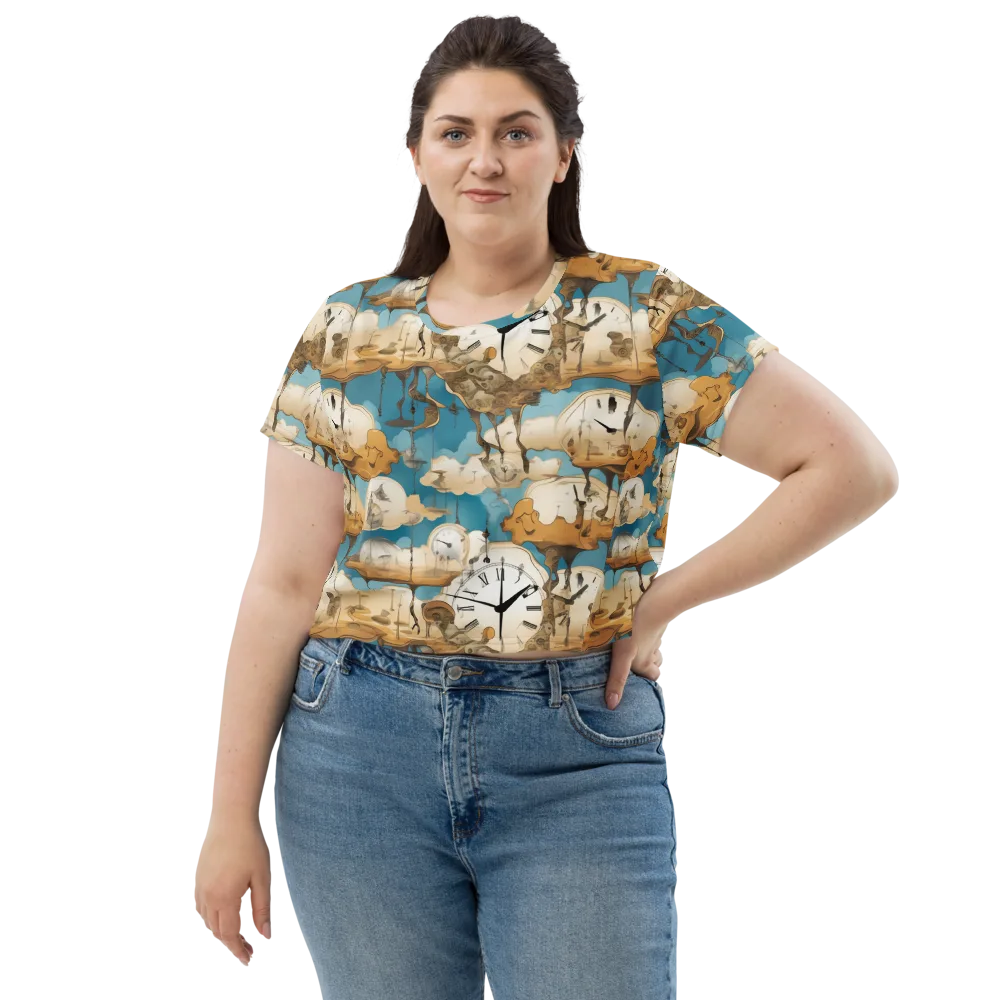 Chronicle of Clouds on Crop Tee — Front