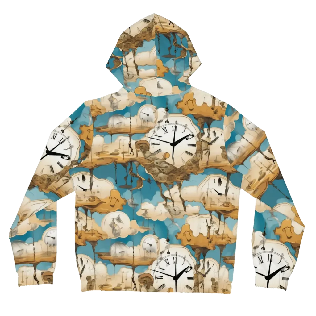 Chronicle of Clouds on Women's Full-Zip Hoodie — Back