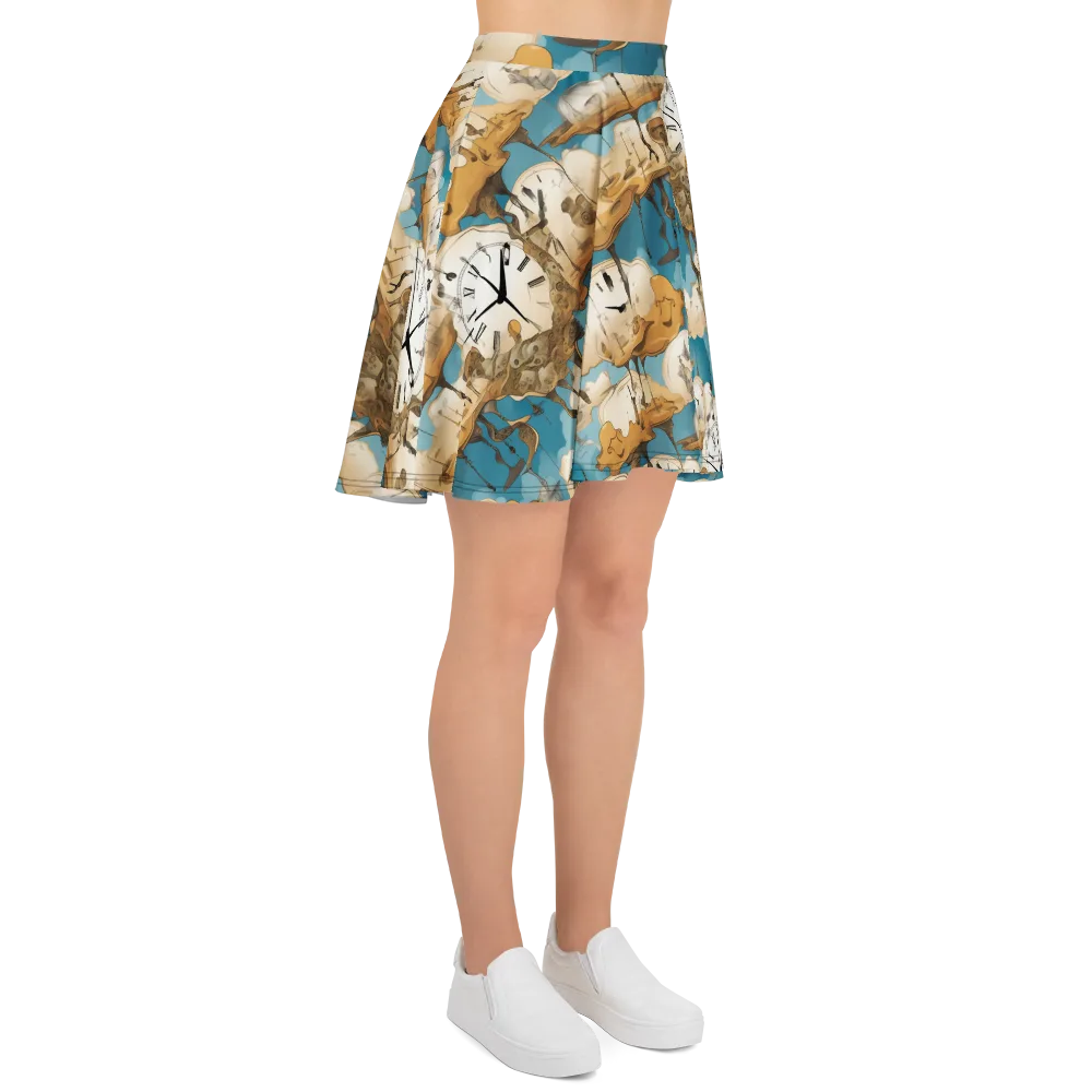 Chronicle of Clouds on Skater Skirt — Right