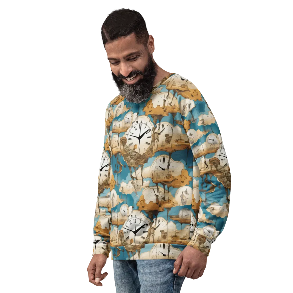 Chronicle of Clouds on Sweatshirt — Left Front