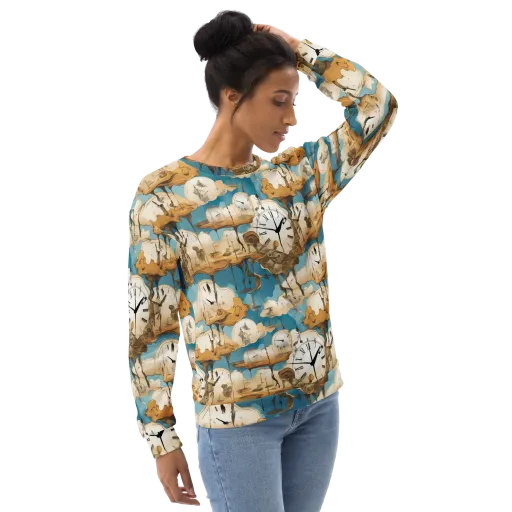 Chronicle of Clouds on a Sweatshirt