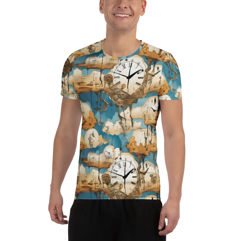 Chronicle of Clouds on Men's Athletic T-Shirt — Front