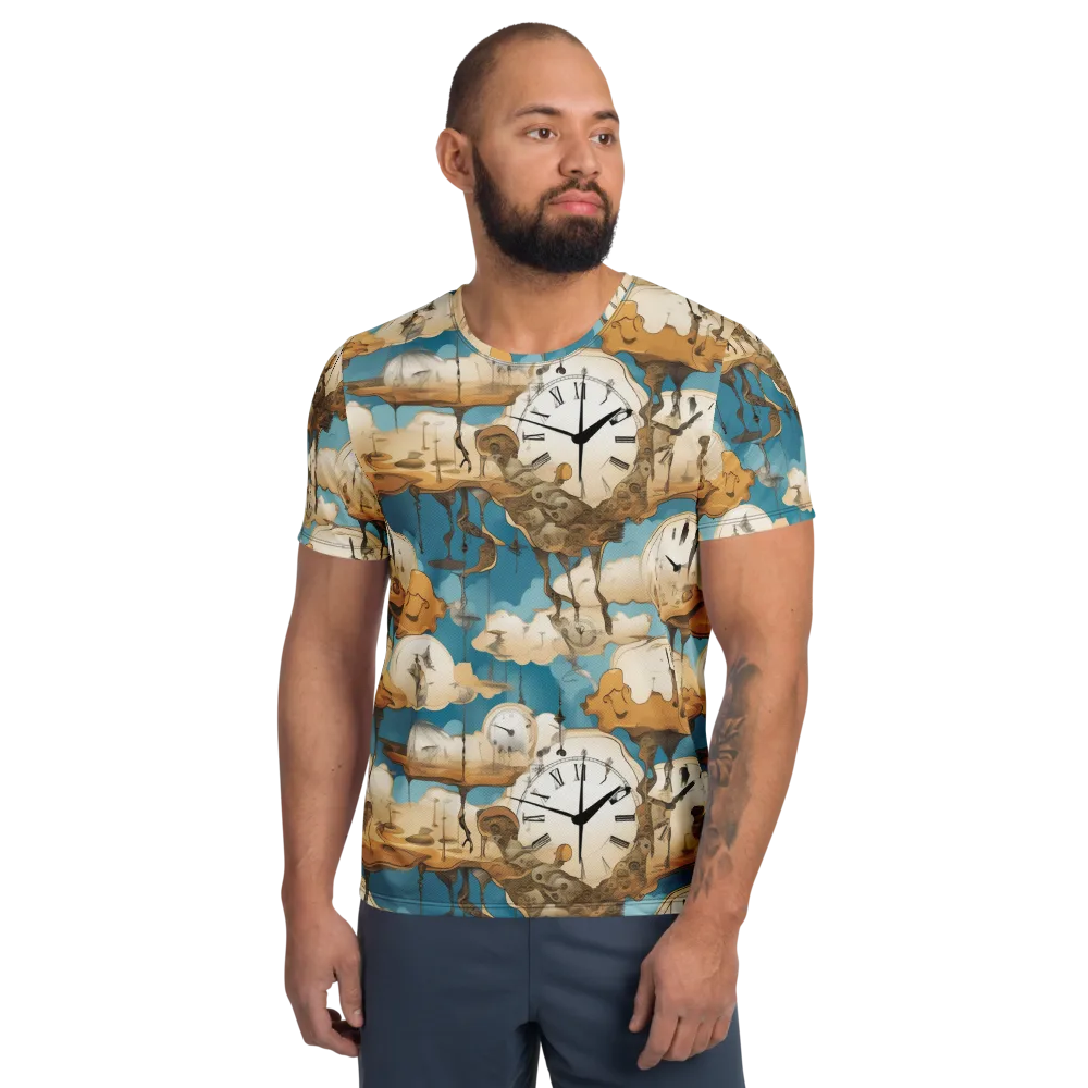 Chronicle of Clouds on Men's Athletic T-Shirt — Front