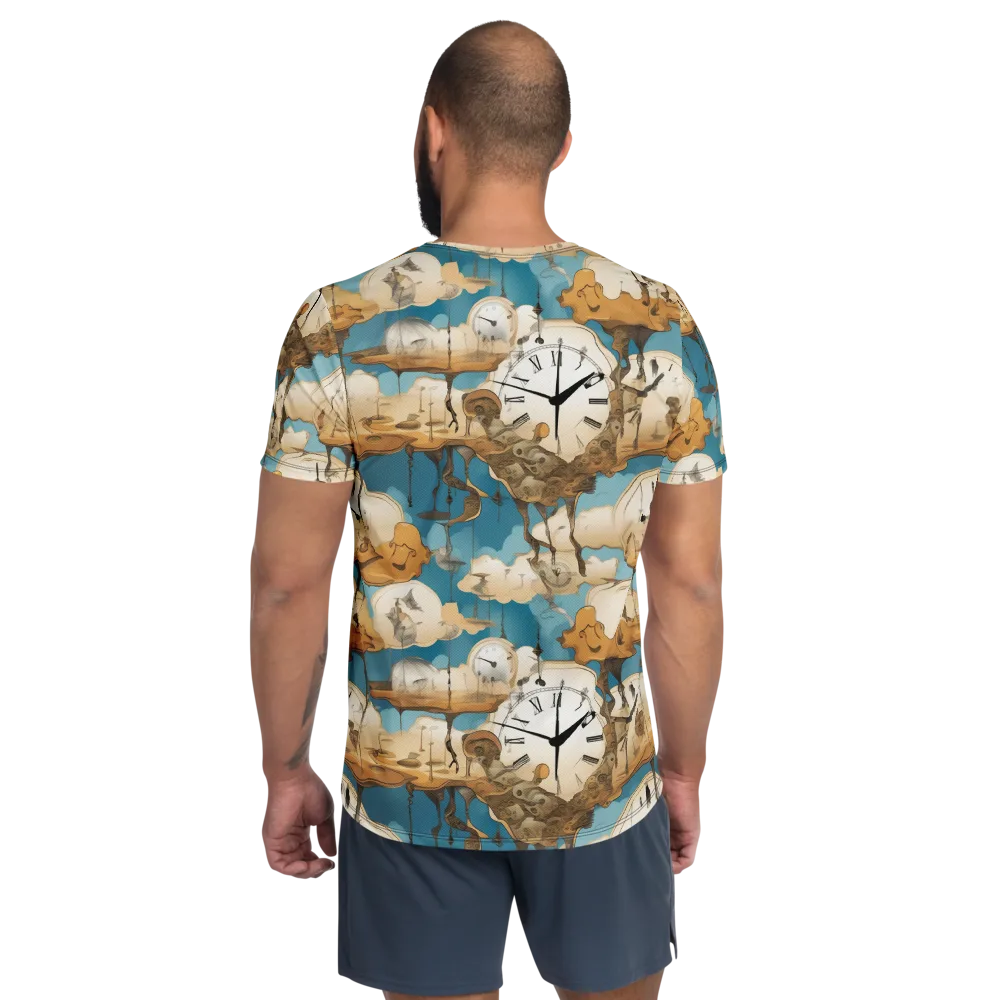 Chronicle of Clouds on Men's Athletic T-Shirt — Back