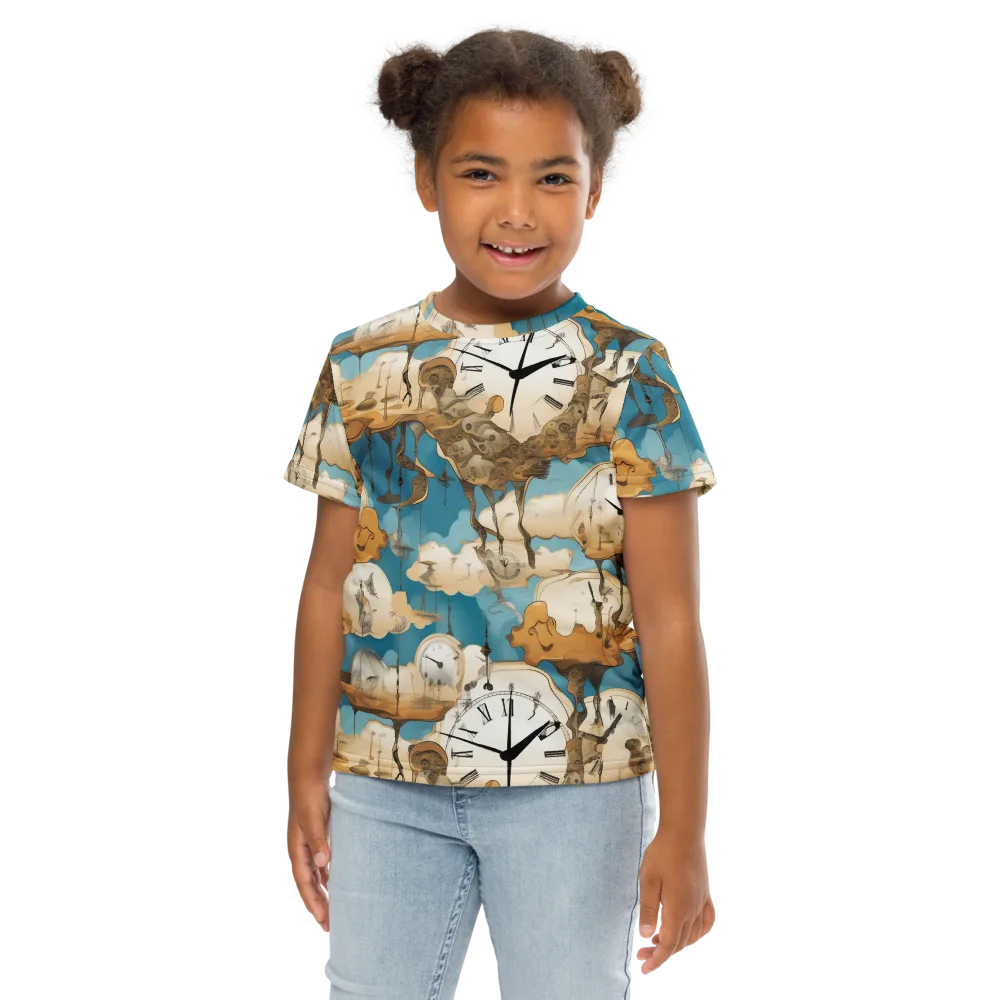 Chronicle of Clouds on Kids Crew Neck T-Shirt — Front