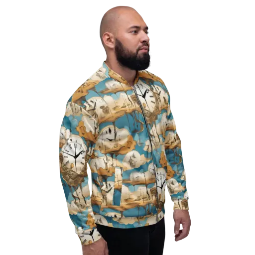 Chronicle of Clouds on a Bomber Jacket