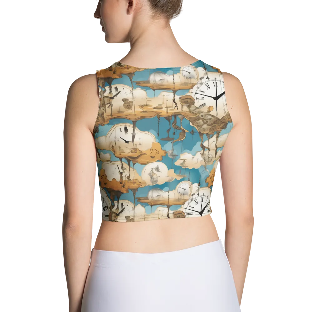 Chronicle of Clouds on Crop Top — Back