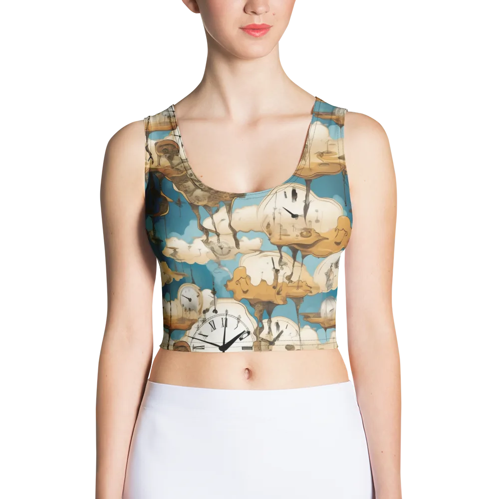 Chronicle of Clouds on Crop Top — Front