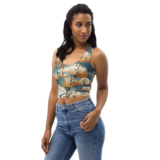 Chronicle of Clouds on a Crop Top
