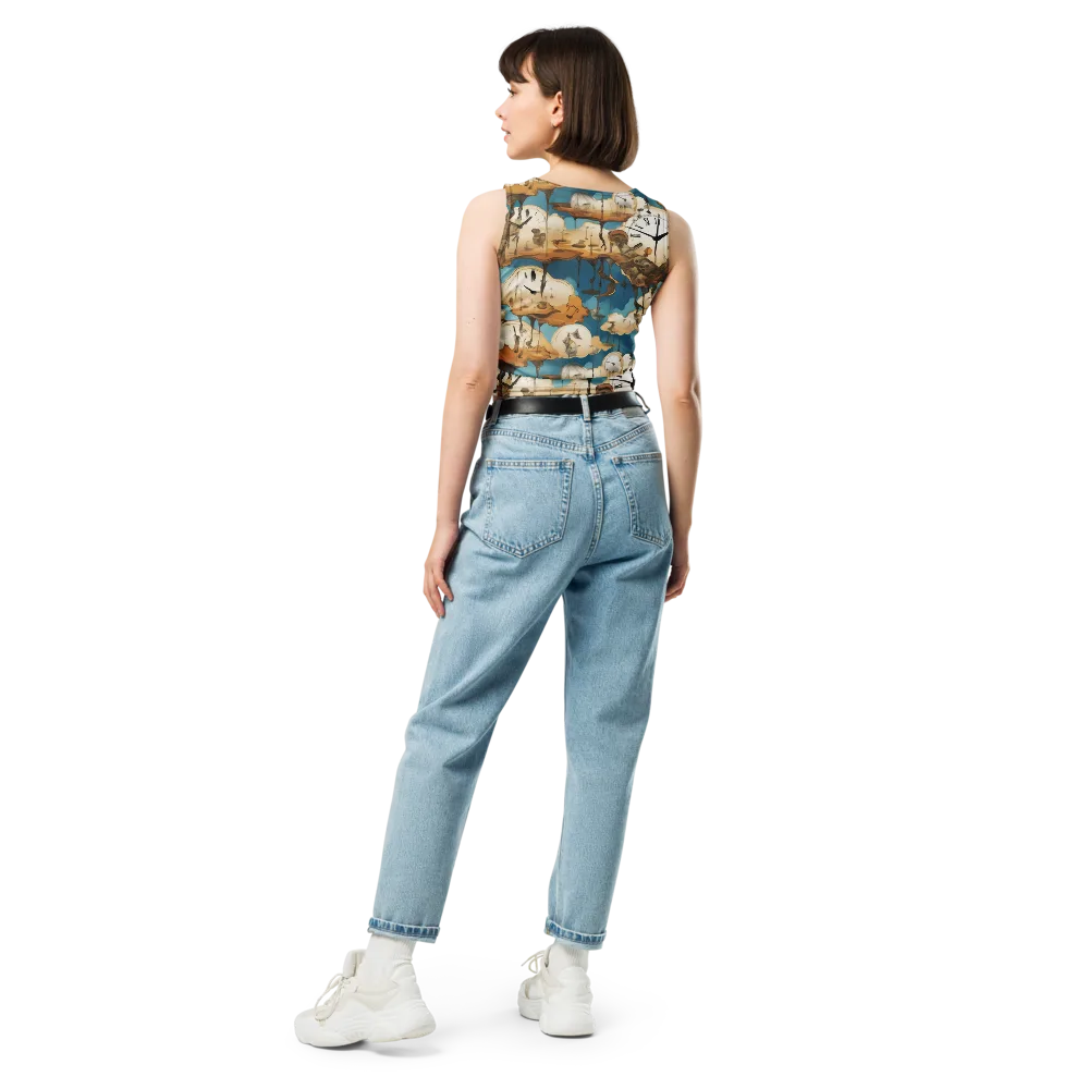 Chronicle of Clouds on Crop Top — Back