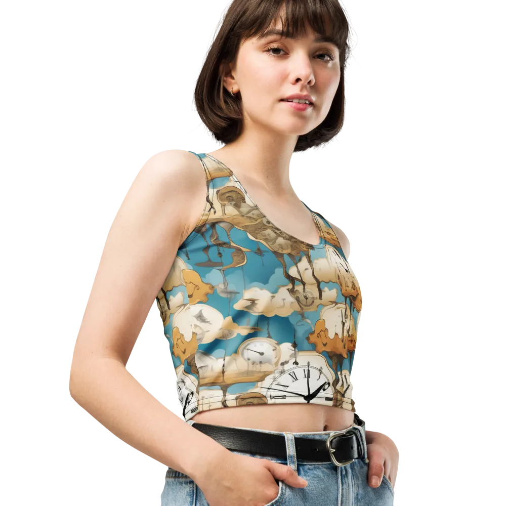 Chronicle of Clouds on Crop Top — Right Front