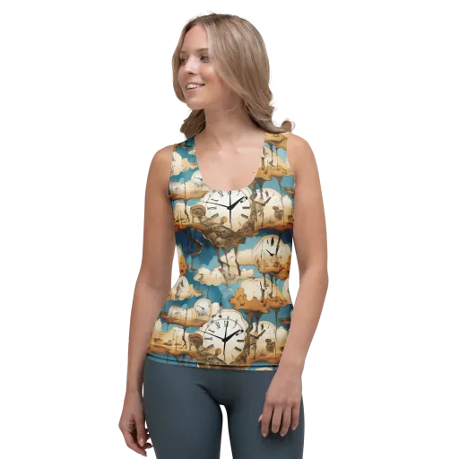 Chronicle of Clouds on a Women's Tank Top