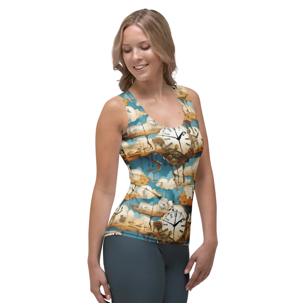 Chronicle of Clouds on Women's Tank Top — Right Front