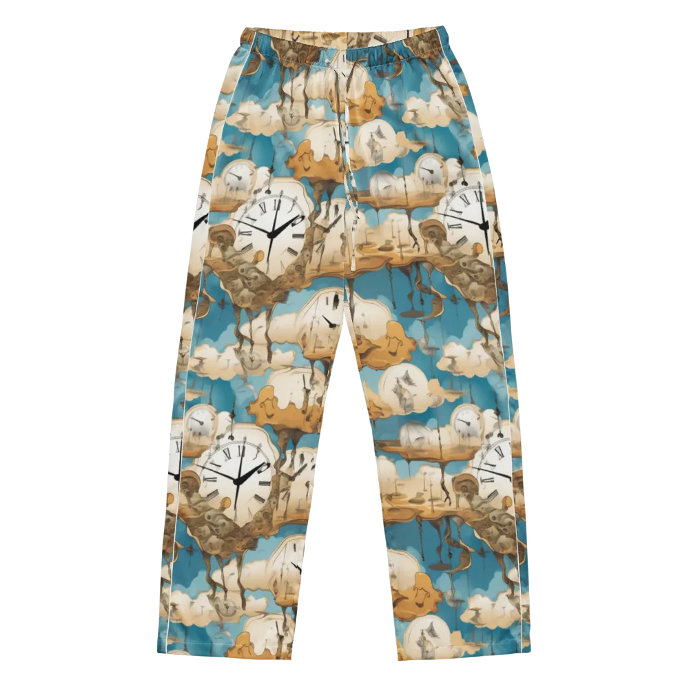 Chronicle of Clouds on Women's Pajama Pants — Front