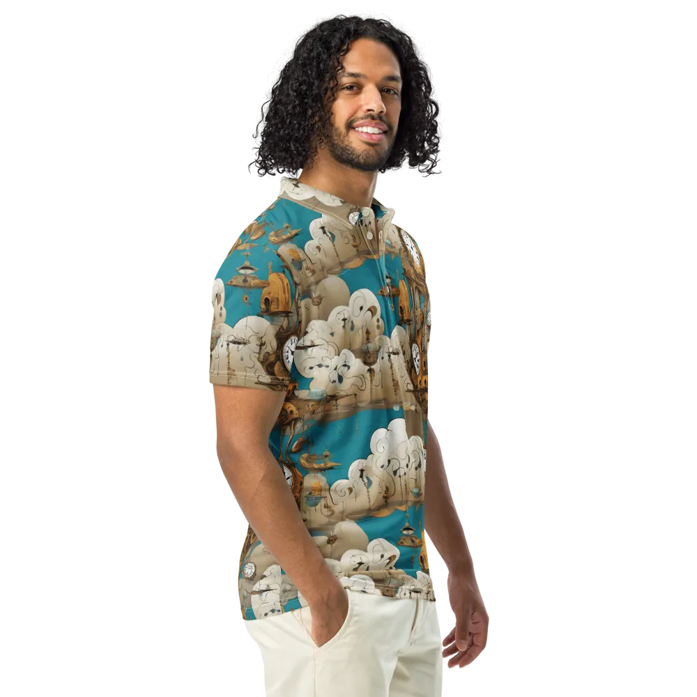 Clockwork Nimbus on Men's Slim Fit Polo Shirt — Right Front