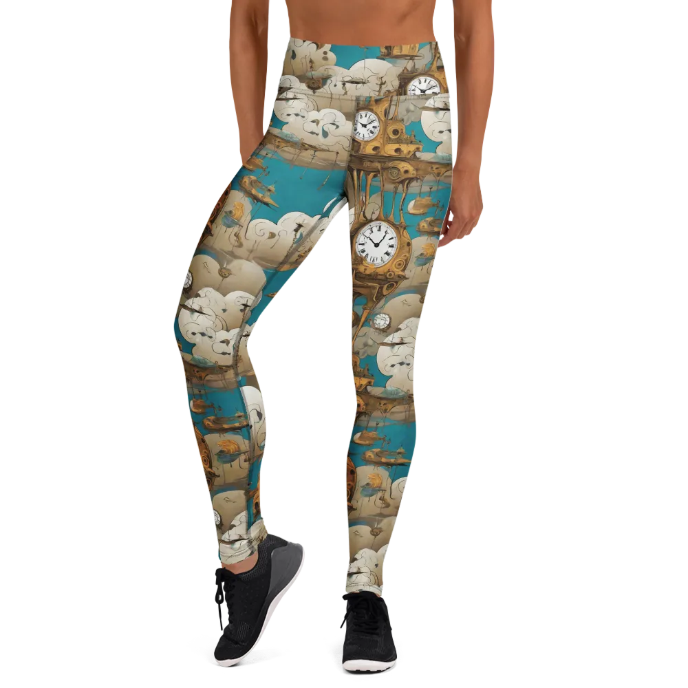 Clockwork Nimbus on Yoga Leggings — Front