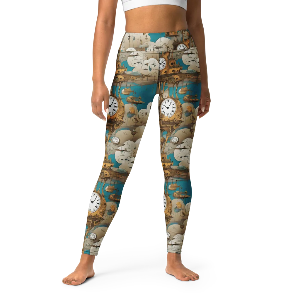 Clockwork Nimbus on Yoga Leggings — Front