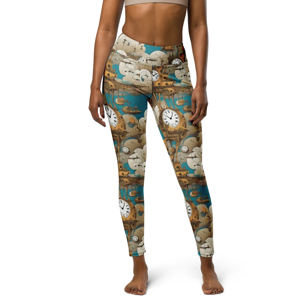 Clockwork Nimbus on Yoga Leggings — Front