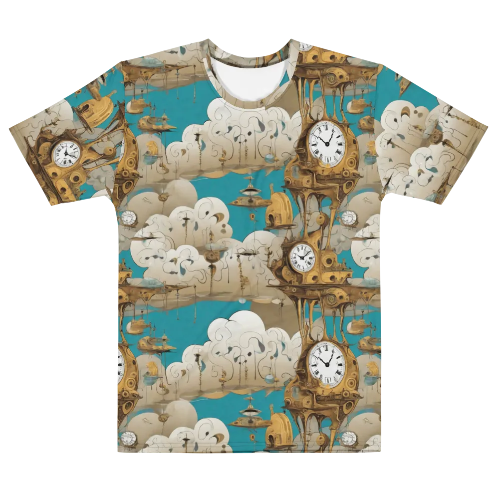 Clockwork Nimbus on Men's Cotton Crew Neck T-Shirt — Front
