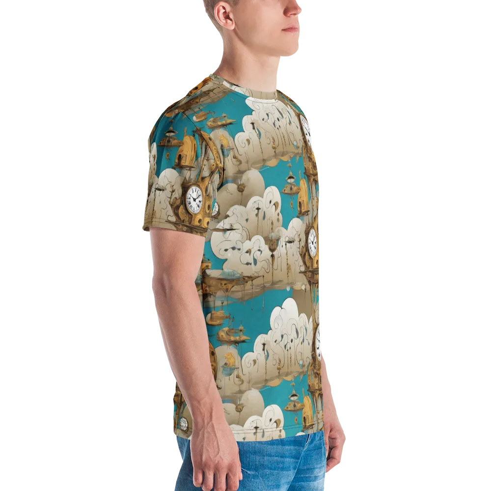 Clockwork Nimbus on Men's Crew Neck T-Shirt — Right