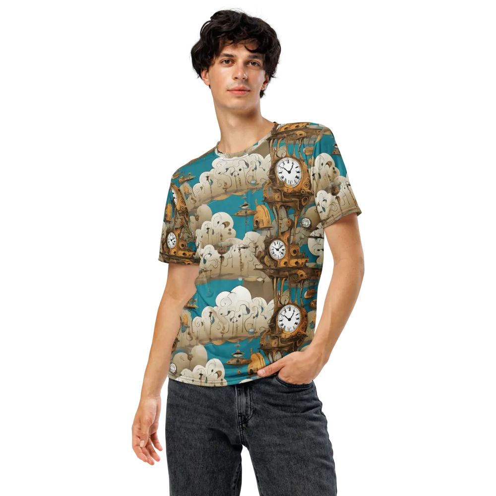 Clockwork Nimbus on Men's Crew Neck T-Shirt — Front