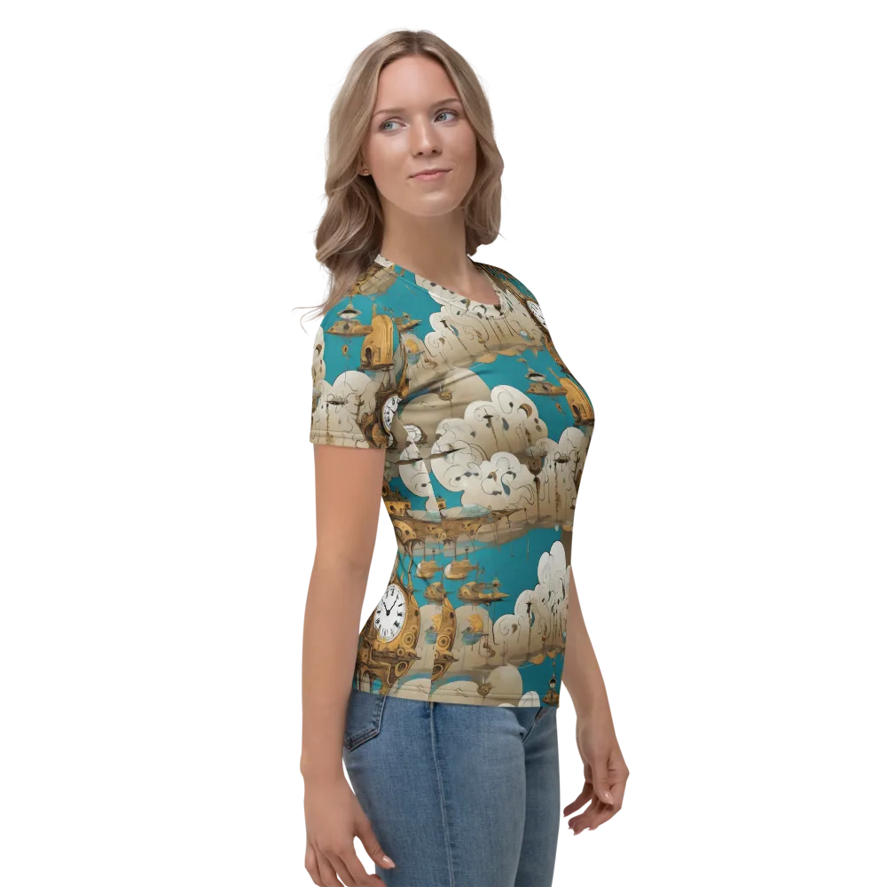 Clockwork Nimbus on Women's Crew Neck T-Shirt — Right