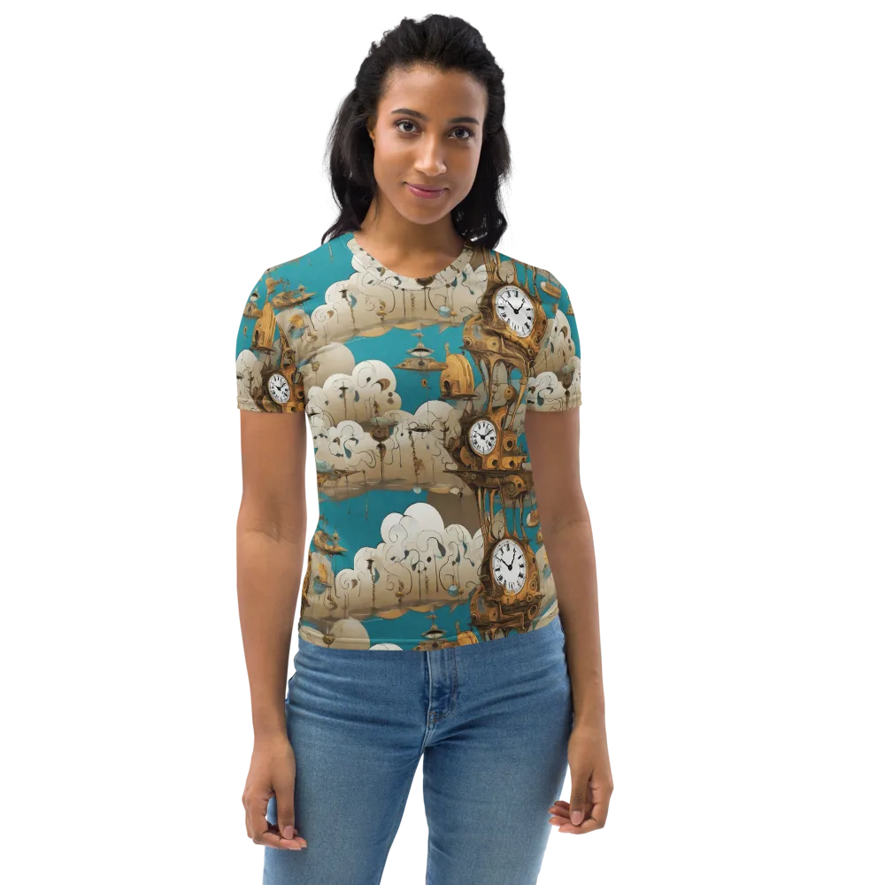 Clockwork Nimbus on Women's Crew Neck T-Shirt — Front