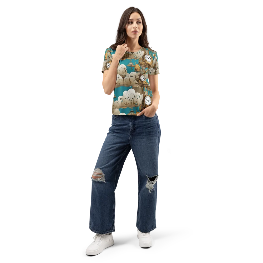 Clockwork Nimbus on Women's Crew Neck T-Shirt — Front