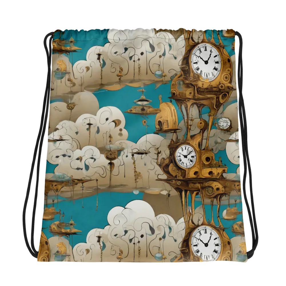 Clockwork Nimbus on Drawstring Bag — Photo