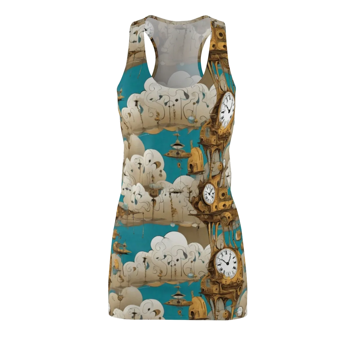 Clockwork Nimbus on Racerback Dress — Front