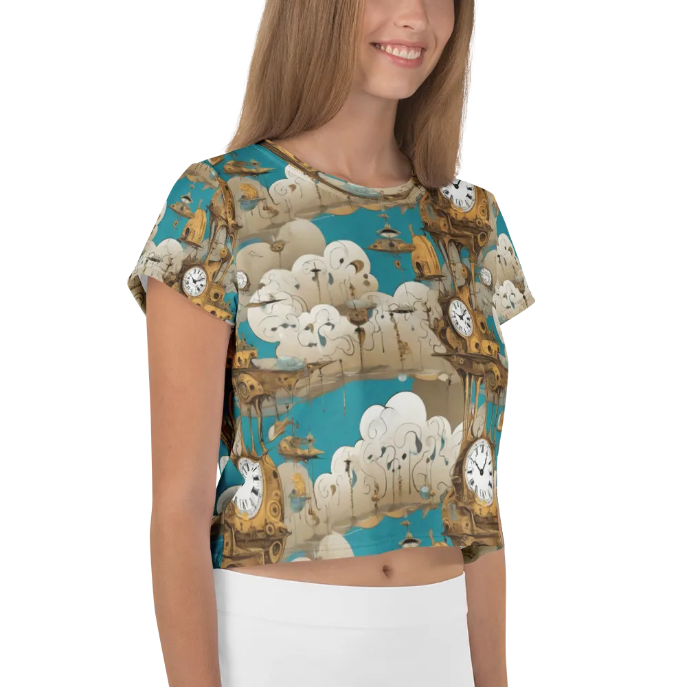 Clockwork Nimbus on Crop Tee — Right