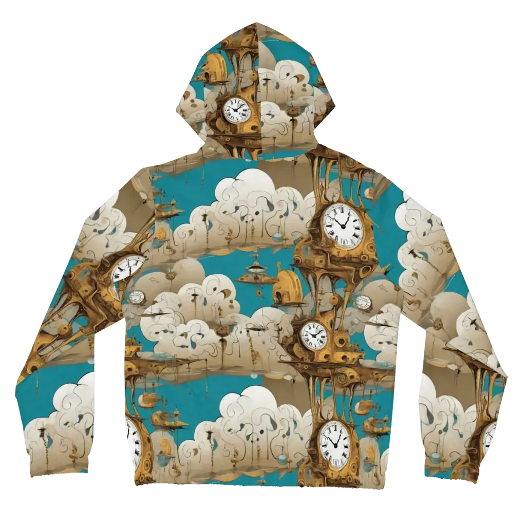 Clockwork Nimbus on Women's Full-Zip Hoodie — Back