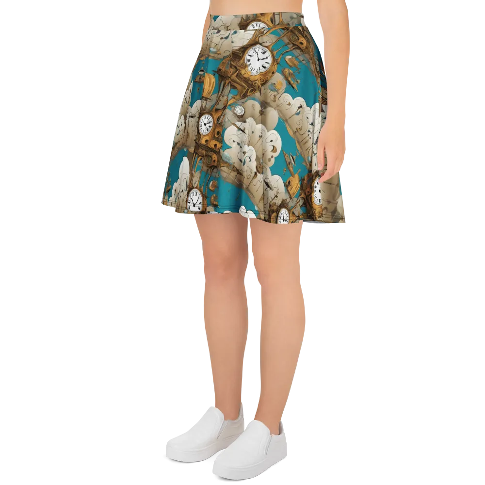Clockwork Nimbus on Skater Skirt — Left
