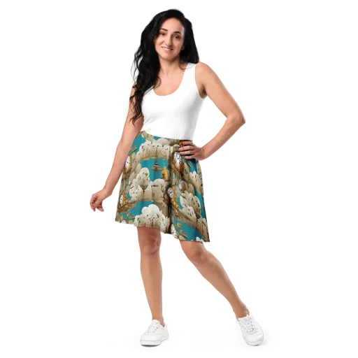 Clockwork Nimbus on a Skater Skirt