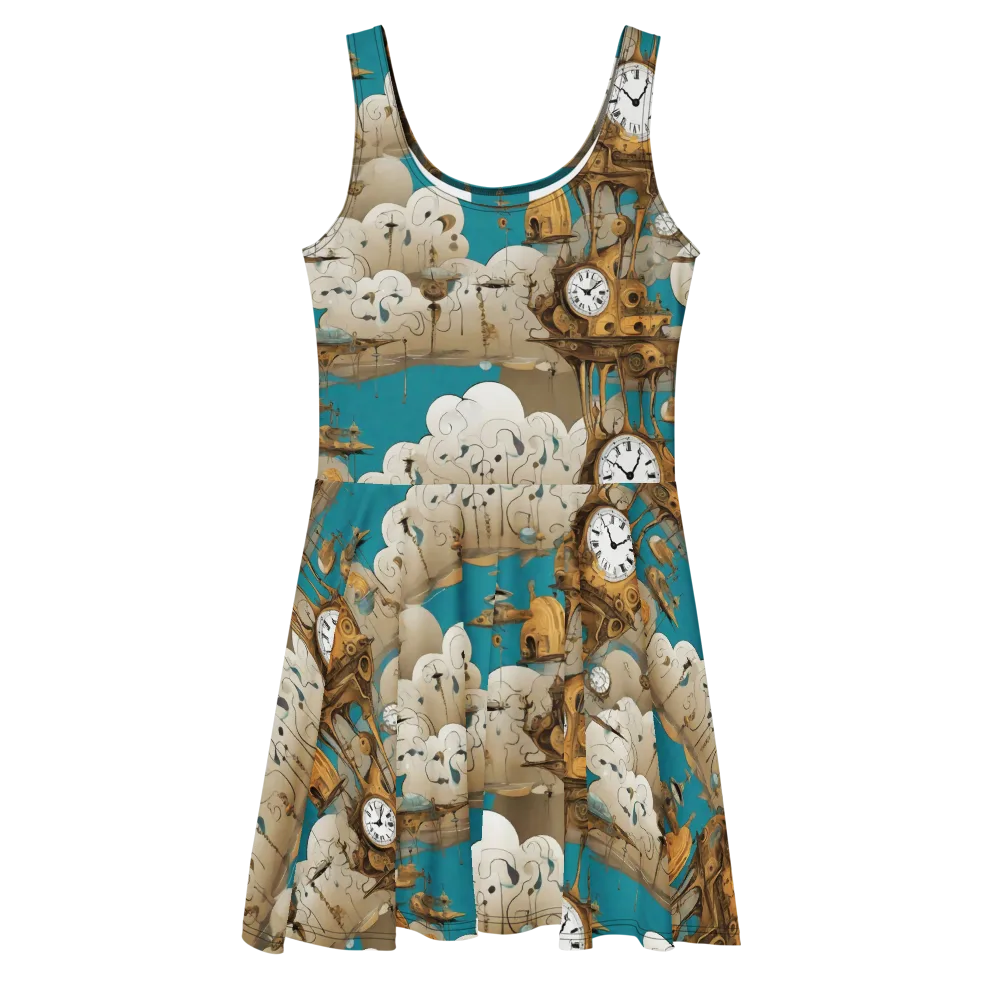 Clockwork Nimbus on Skater Dress — Front