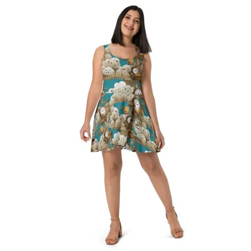 Clockwork Nimbus on a Skater Dress