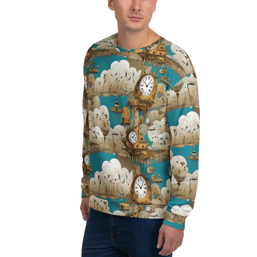 Clockwork Nimbus on Sweatshirt — Left Front