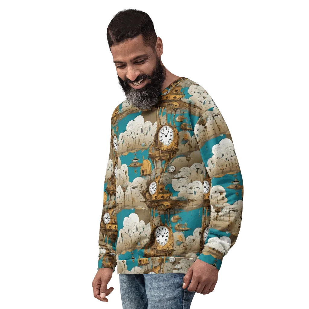 Clockwork Nimbus on Sweatshirt — Left Front