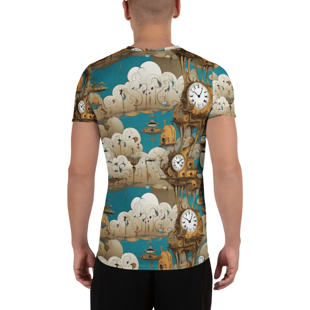 Clockwork Nimbus on Men's Athletic T-Shirt — Back